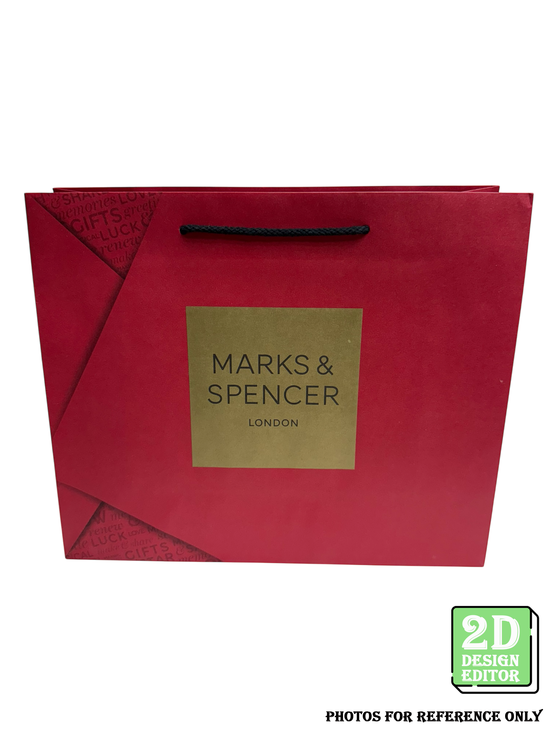 棉繩紙袋 317 x 114 x 265(高) mm