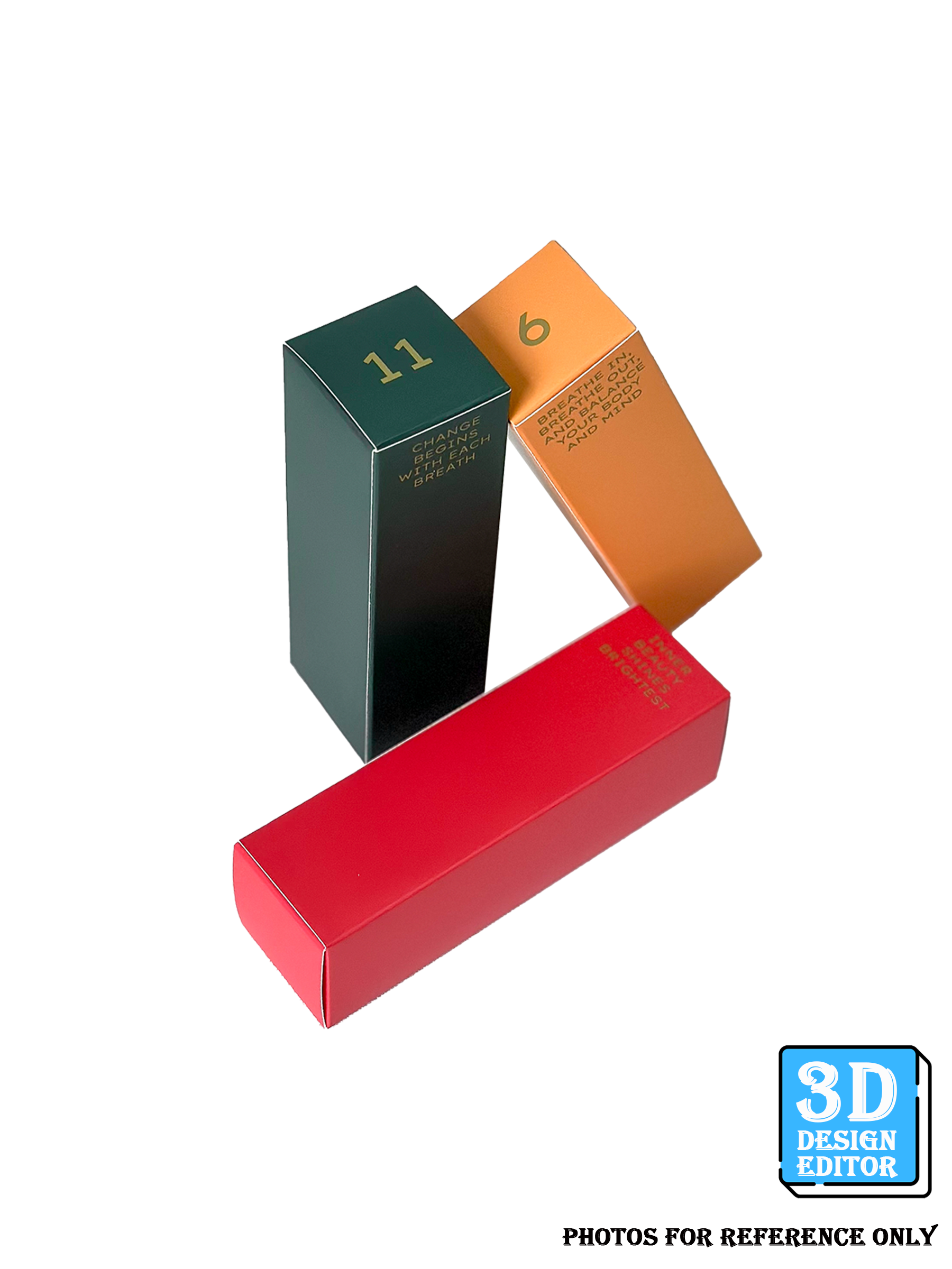 [3D Design Editor] Advent Calendar Box (M) 25Days ( Hinged Lid and base)