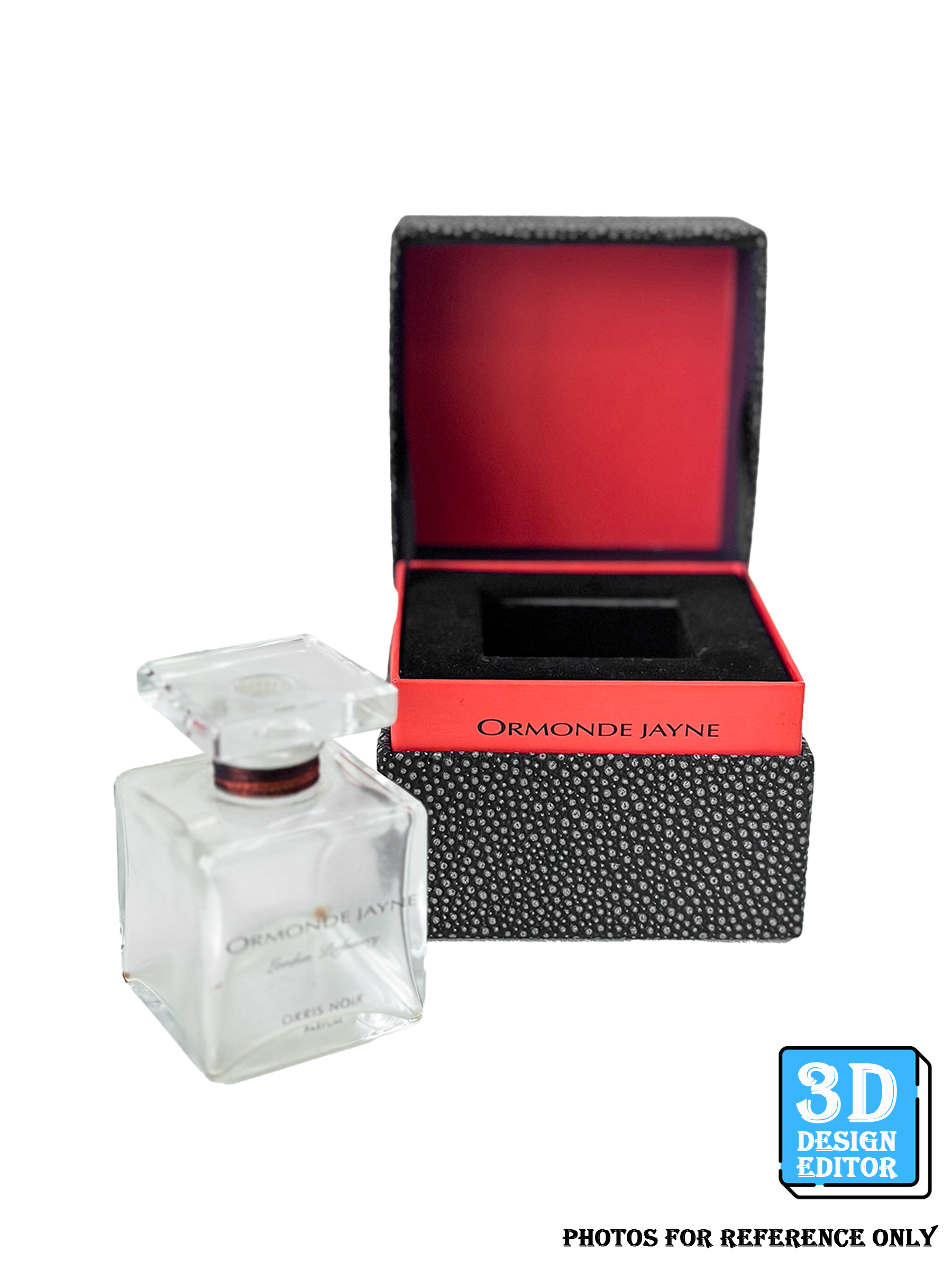 [3D Design Editor] Hinged Lid And Base Box (Perfume)