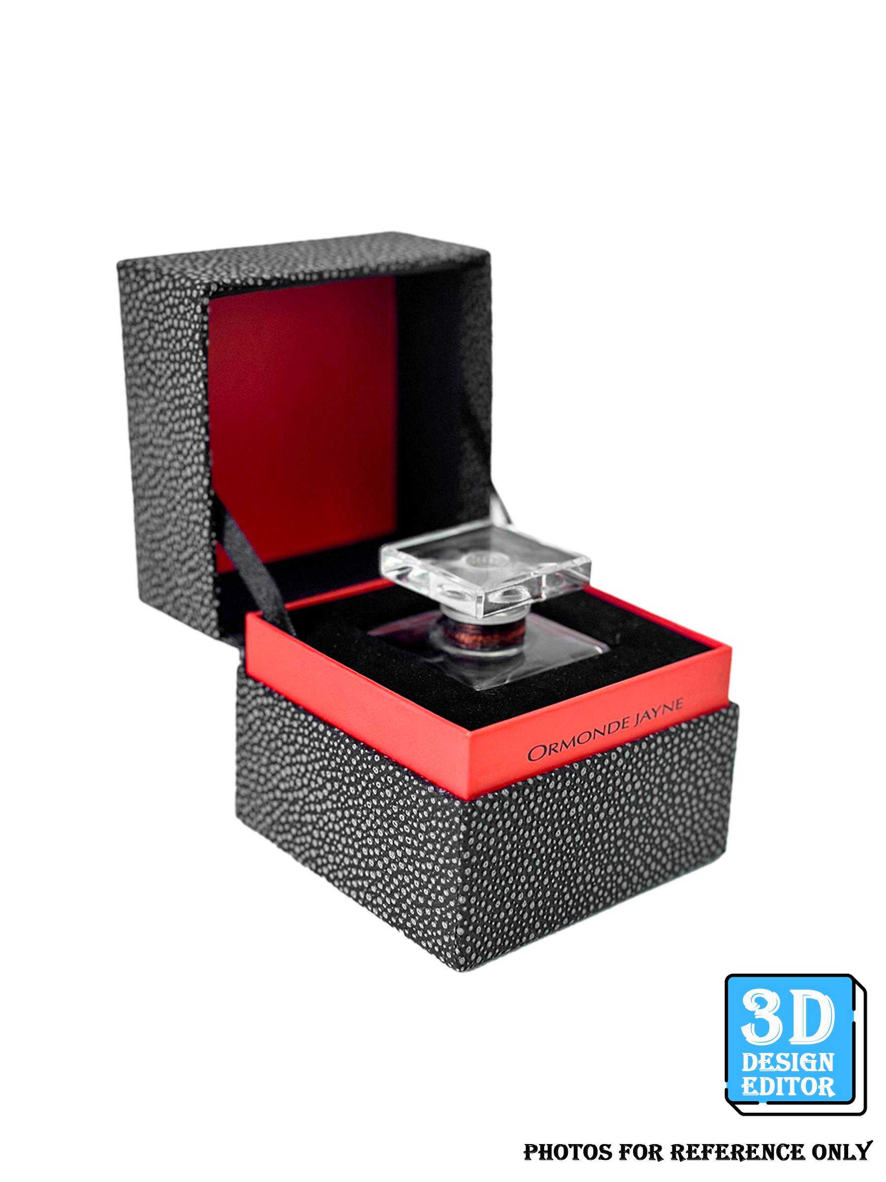 [3D Design Editor] Hinged Lid And Base Box (Perfume)