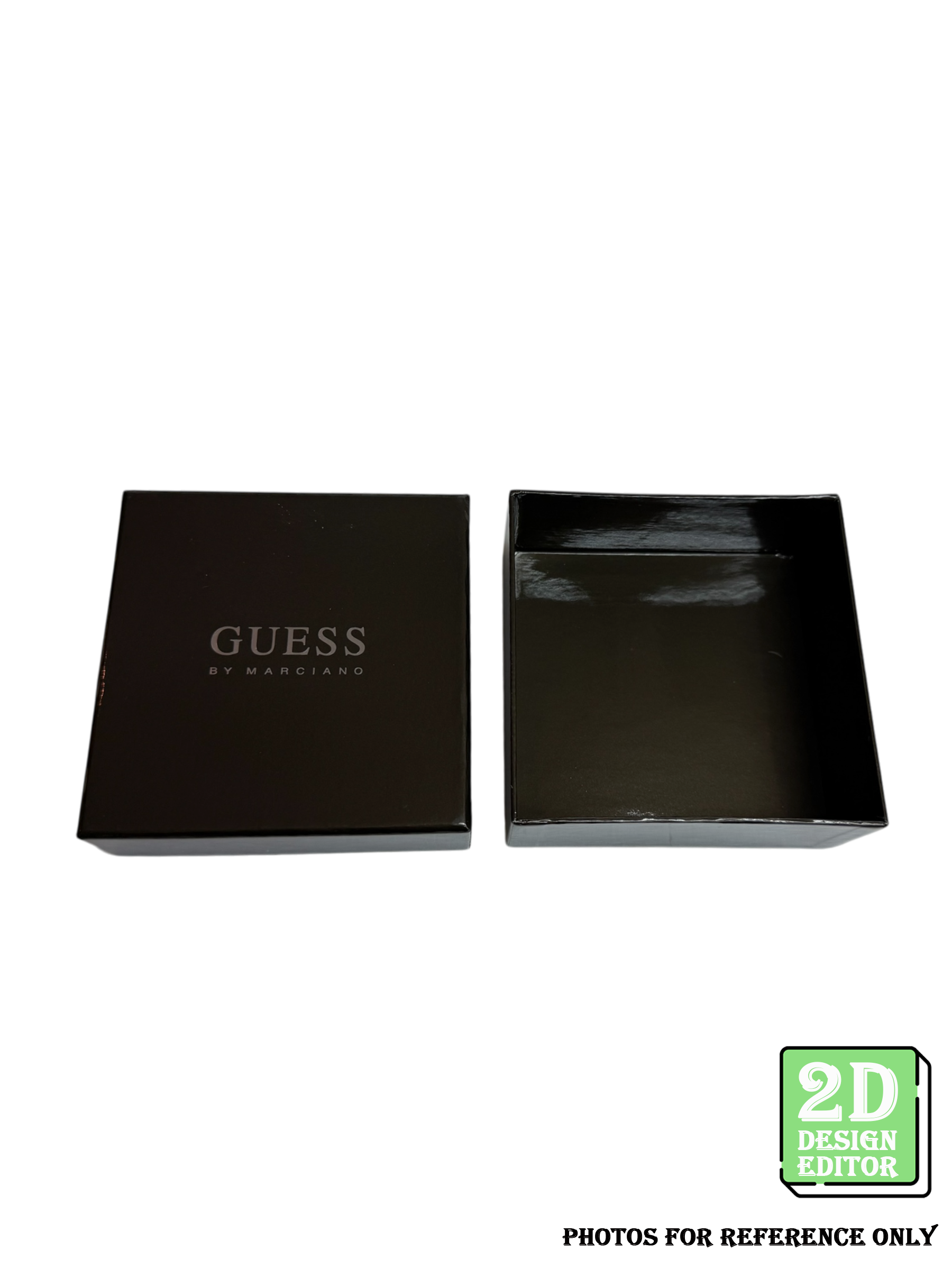 [2D Design Editor] Lid and Base Box 108 x 108 x 45(H) mm