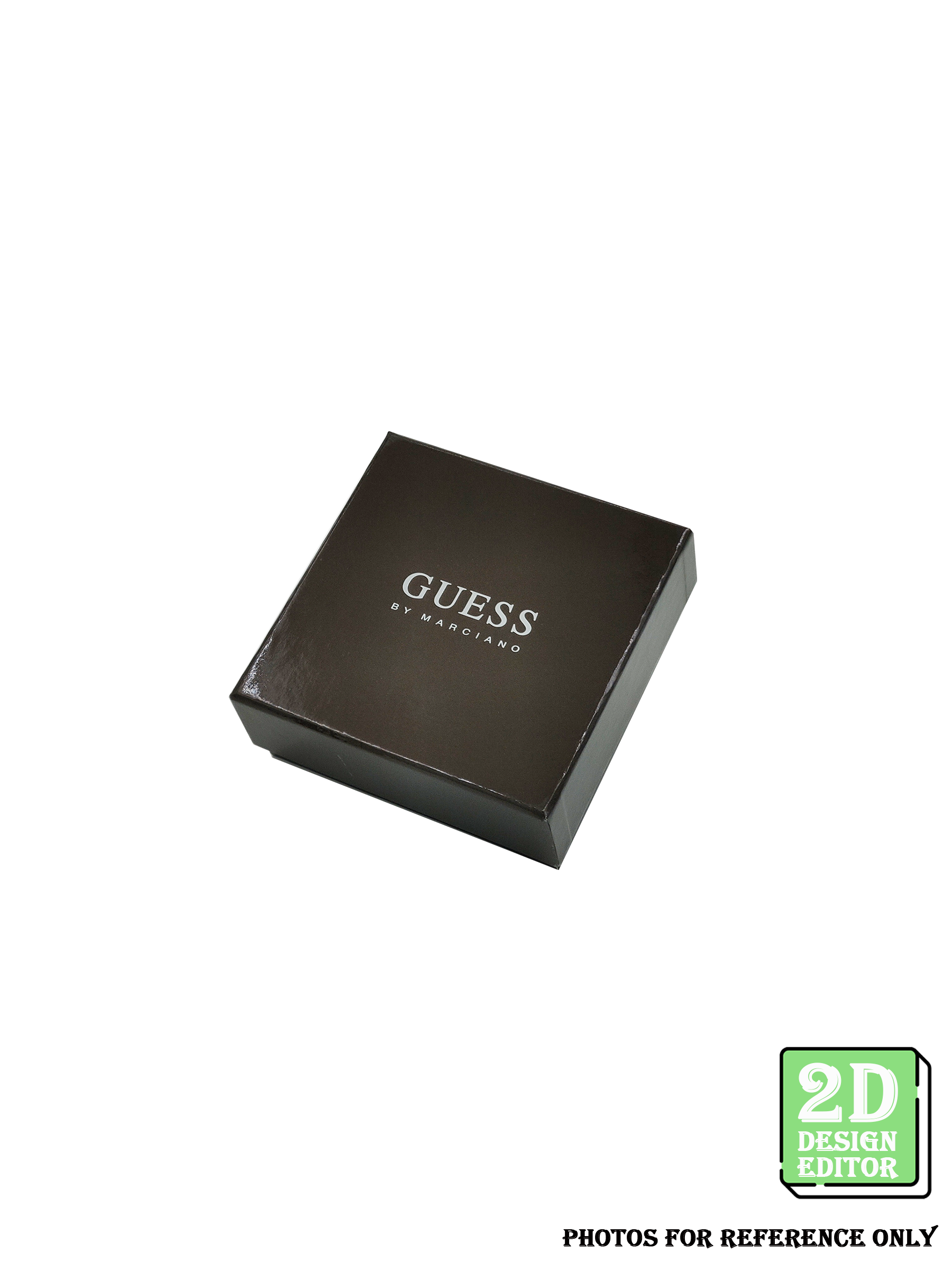 [2D Design Editor] Lid and Base Box 108 x 108 x 45(H) mm