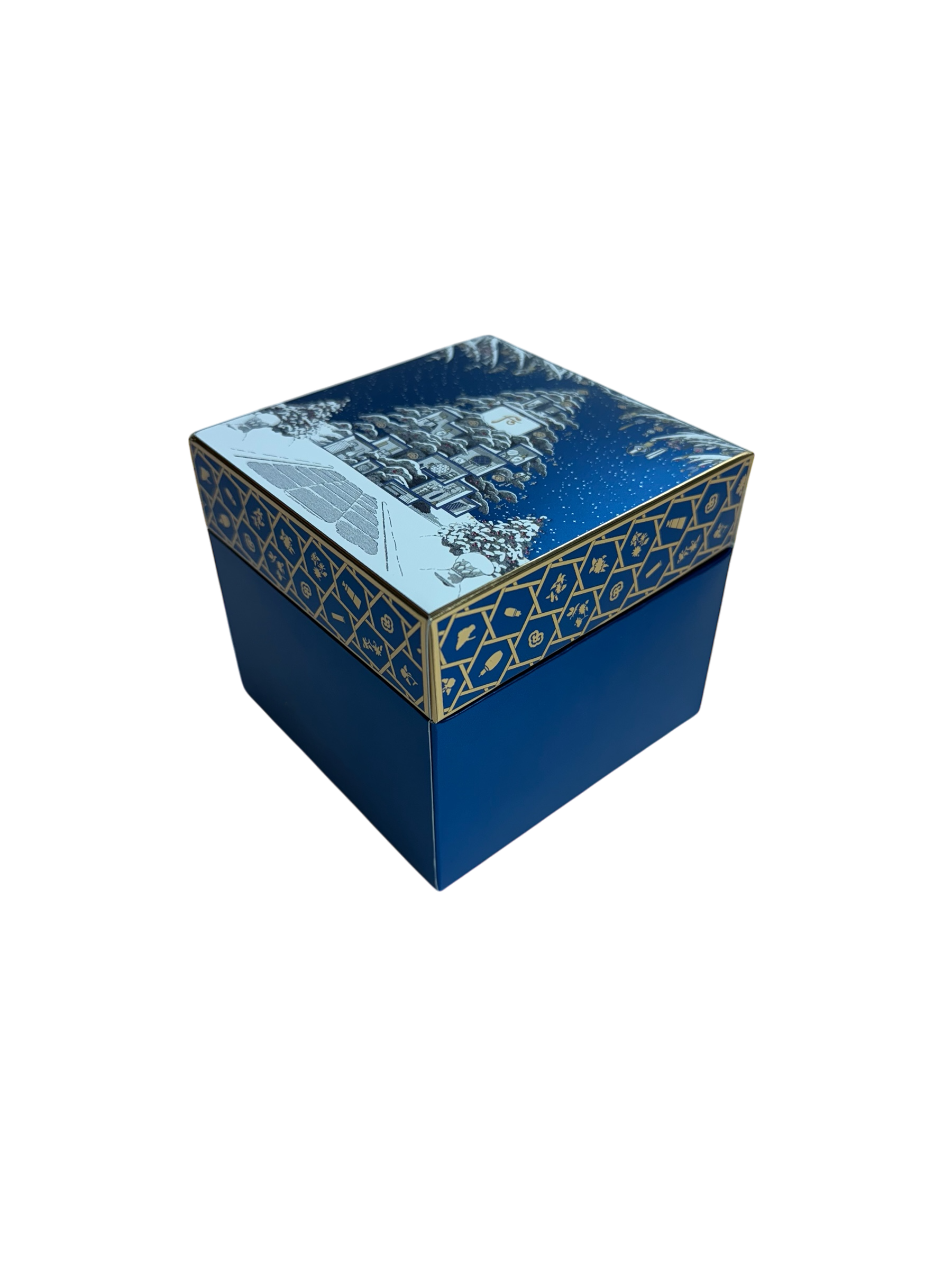 Hinged lid and base Box (Folding)
 100 x 100 x 87(H) mm