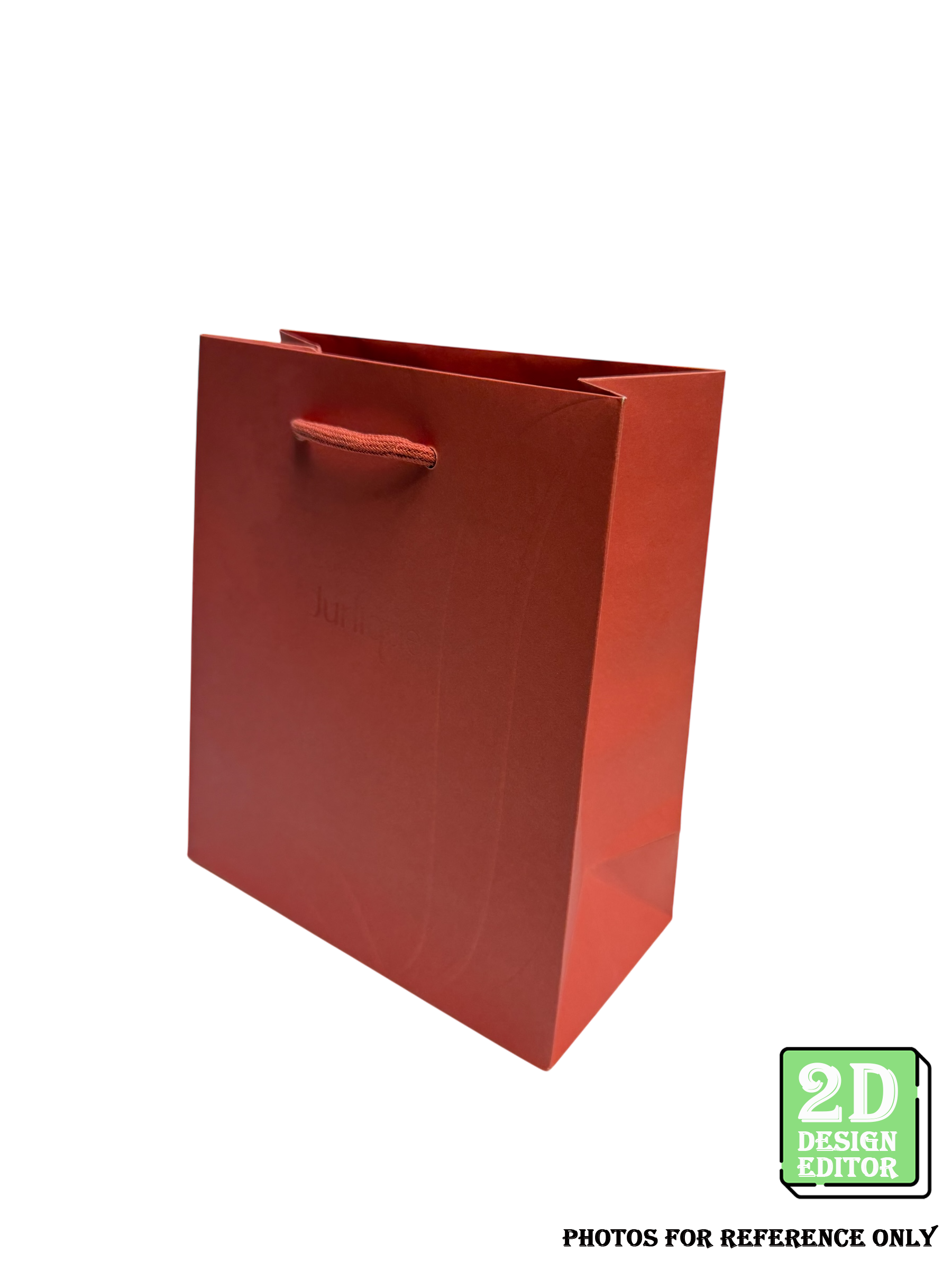 [2D Design Editor] Cotton Cord Paper Bag 300 x 130 x 330(H) mm
