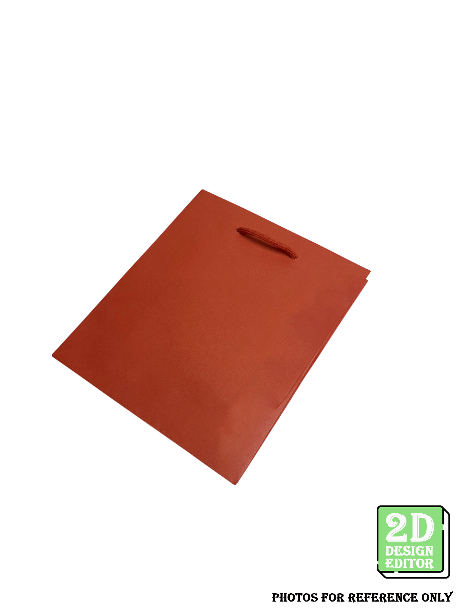 [2D Design Editor] Cotton Cord Paper Bag 180 x 90 x 210(H) mm