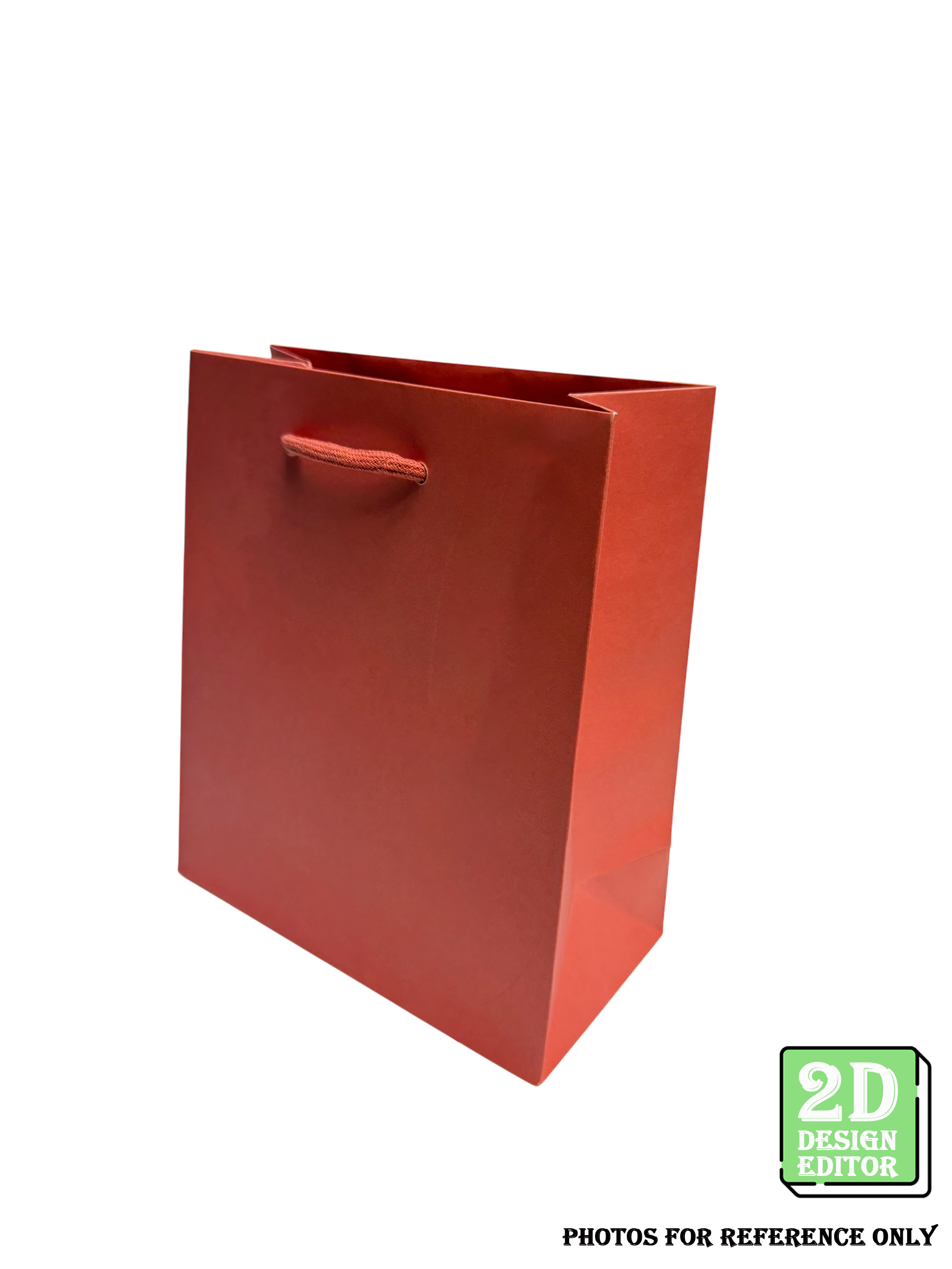 [2D Design Editor] Cotton Cord Paper Bag 180 x 90 x 210(H) mm