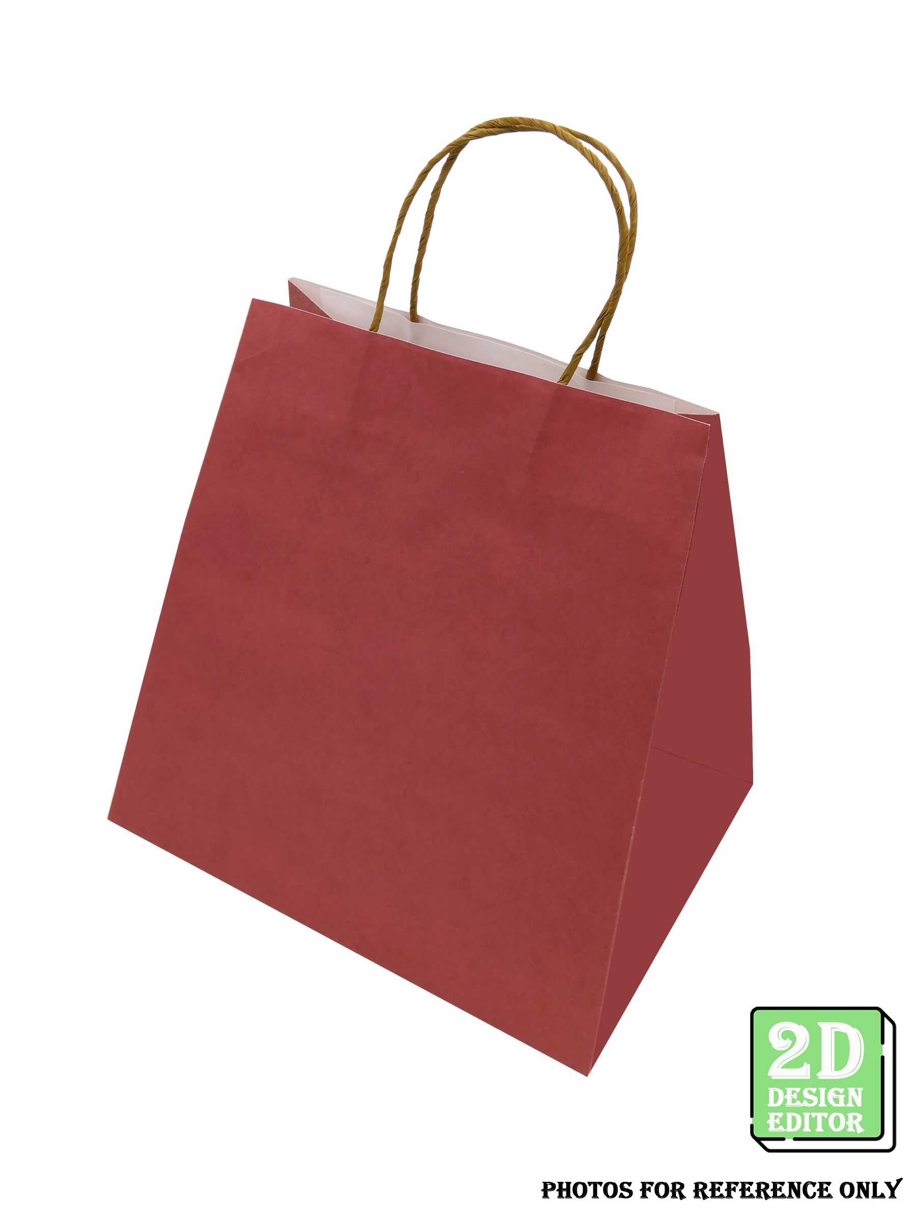 [2D Design Editor] Ladder Shape Paper Bag 230 / 290 x 230 x 298(H) mm