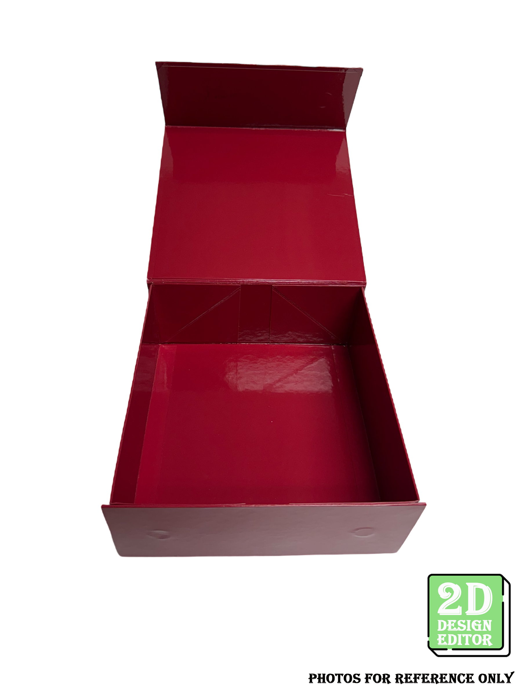 [2D Design Editor] Magnetic folding box 198 x 192 x 80(H) mm