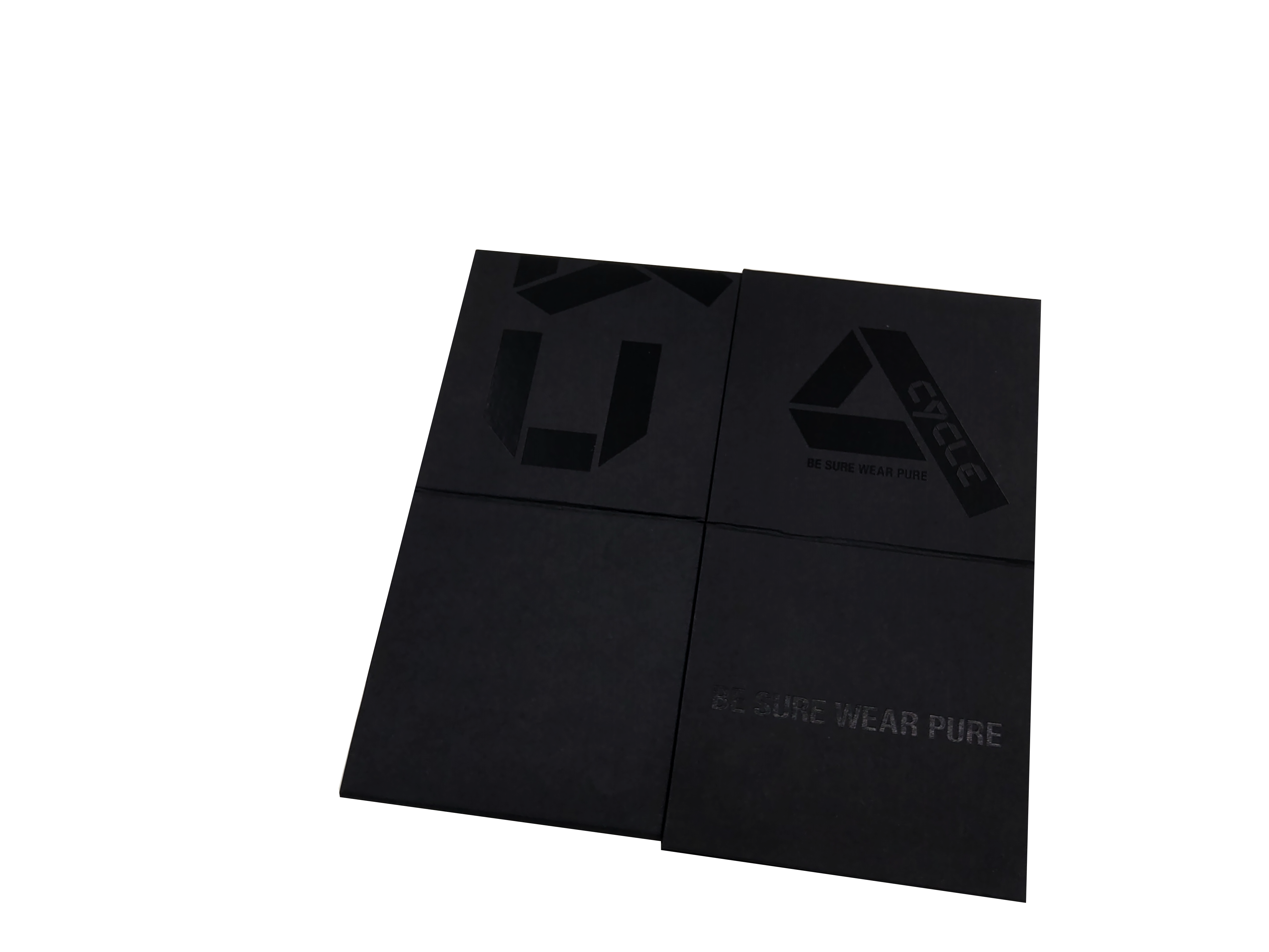 Square folding rigid box
 130 x 130 x 130(H) mm