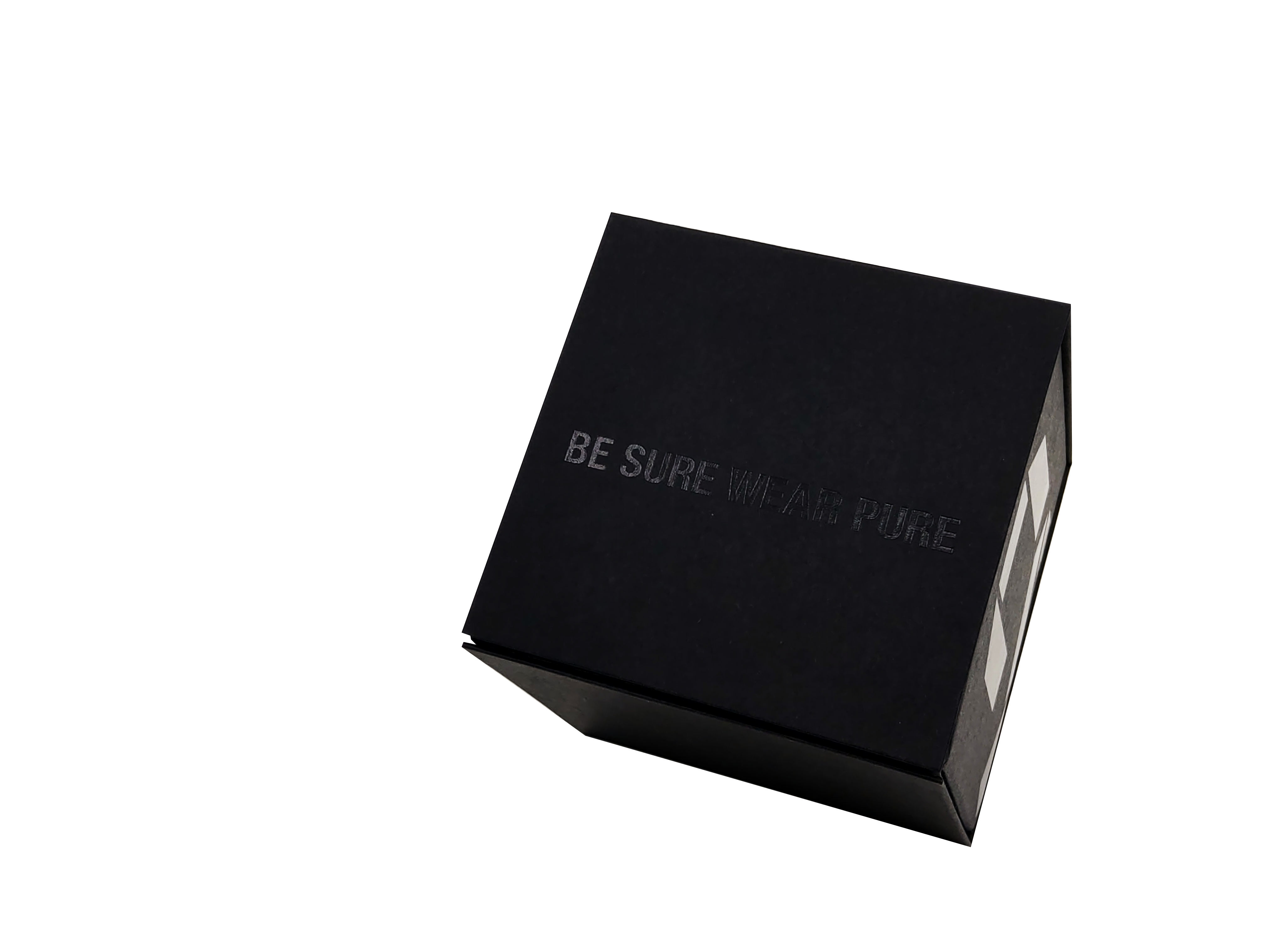Square folding rigid box
 130 x 130 x 130(H) mm